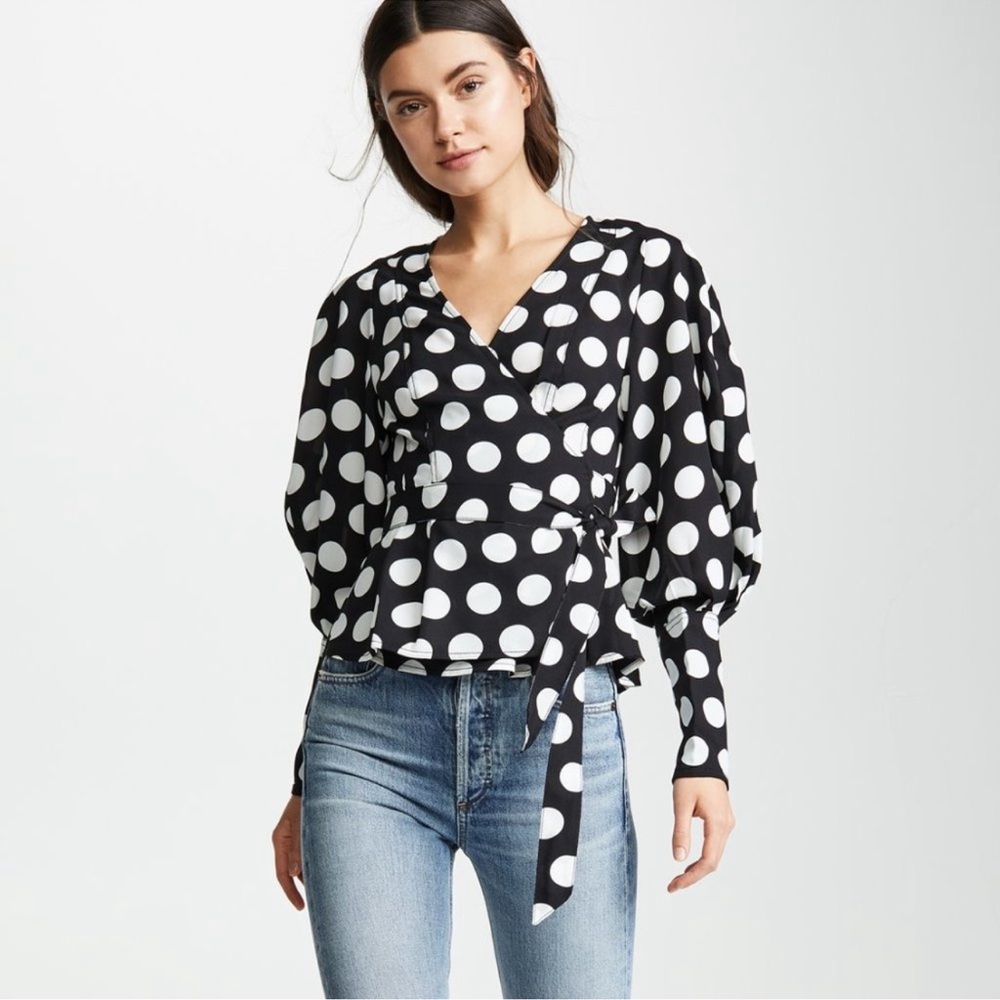 C/Meo Collective Unending Polka Dot Top Size XS